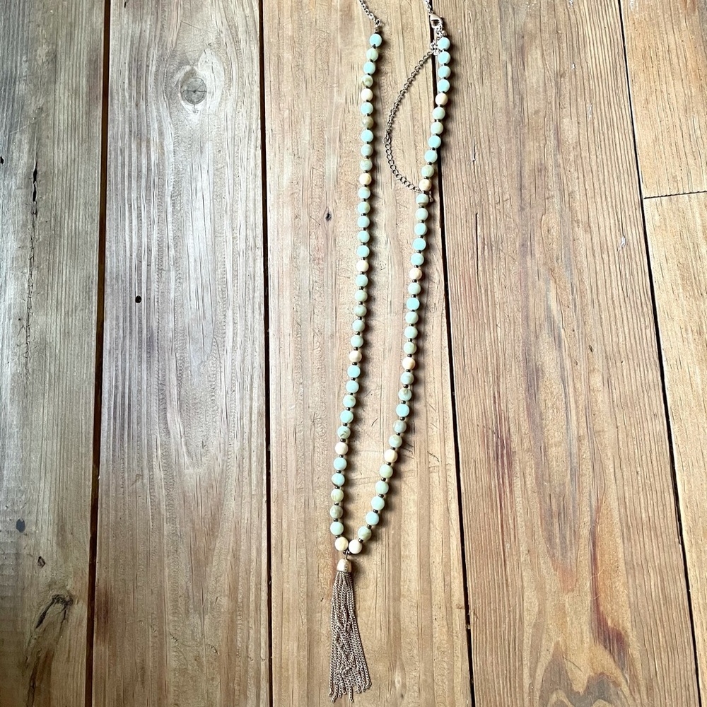 Tassel necklace